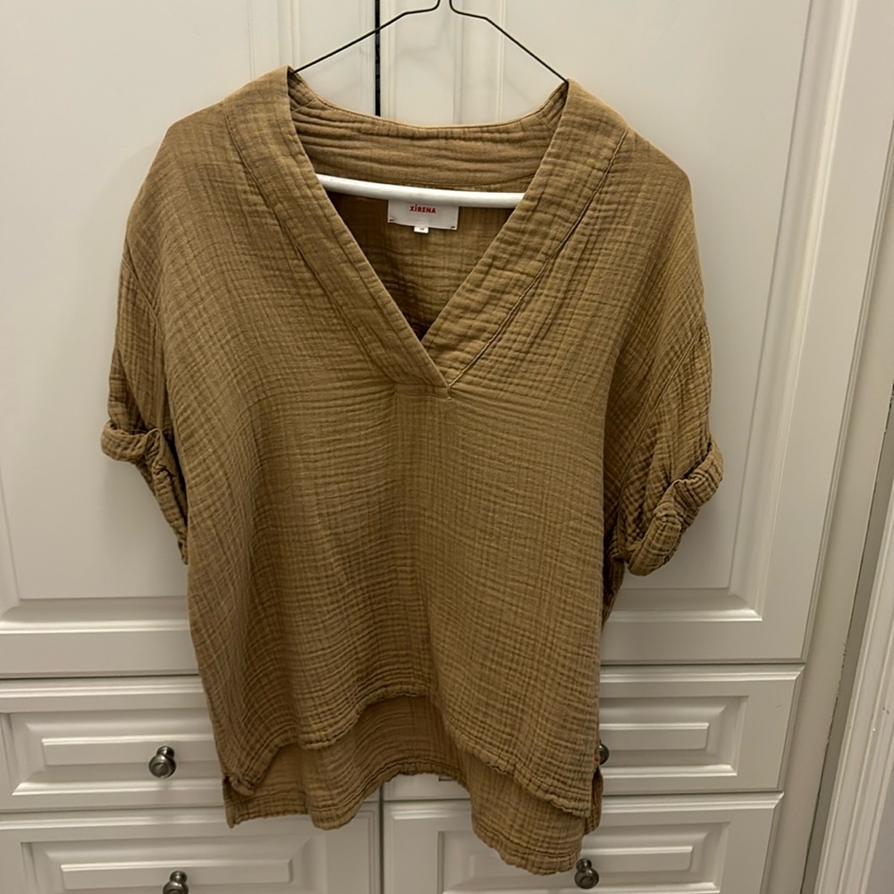 Xirena gauze blouse